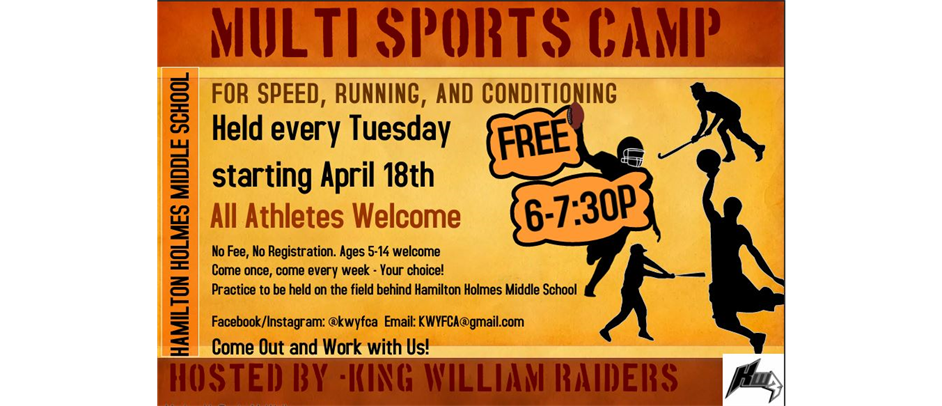 Free Multi Sports Conditioning Camp